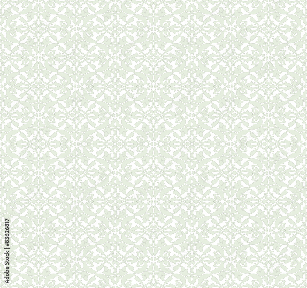 White floral pattern White floral pattern