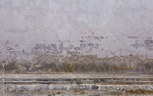 Tableau sur toile Cement wall crack texture background