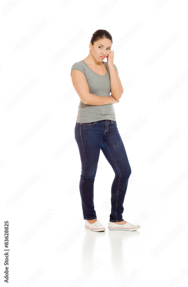 Model isolated depressed boredom Model isolated depressed boredom