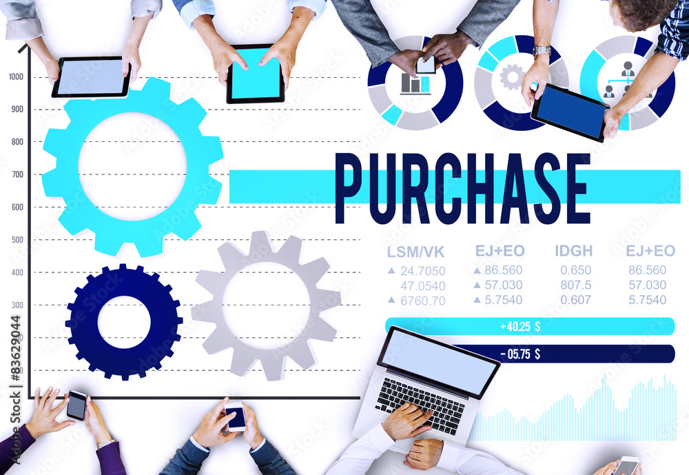 Purchase Buying Commercial Shopping Marketing Concept