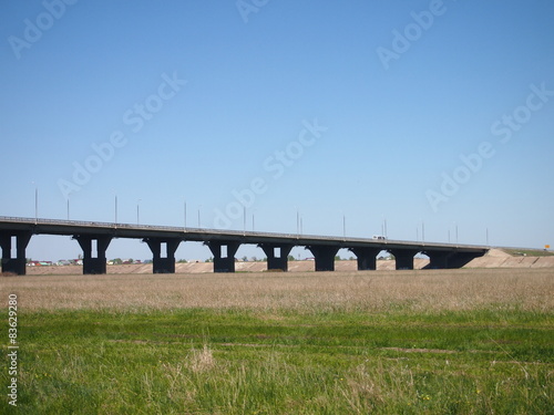 the bridge through the river of an eye Ryazan