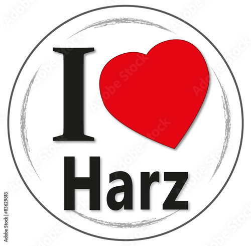 Stempel "I love Harz"