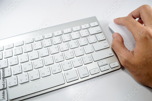 Keyboard, Mouse and Hand