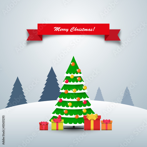 Christmas Vector Background 