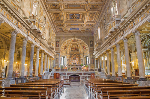 Rome - Renaissance church Chiesa di San Martino ai Monti.