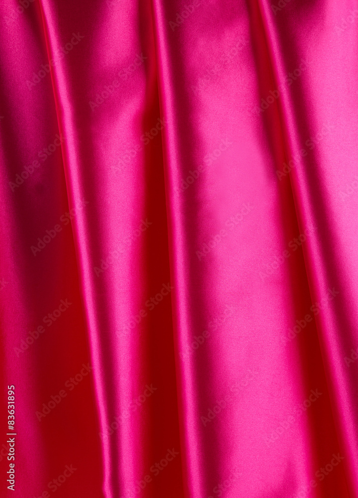 Obraz premium Pink silk drapery.