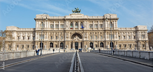 Rome - The facade of Palace of Justice - Palazzo di Giustizia. #83633031