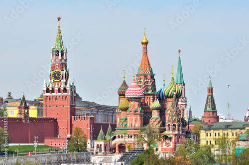 Москва, Кремль и собор Василия Блаженного