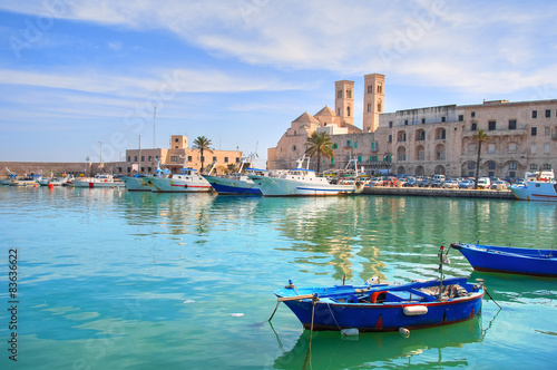 Obraz na plátně Panoramic view of Molfetta. Puglia. Italy.
