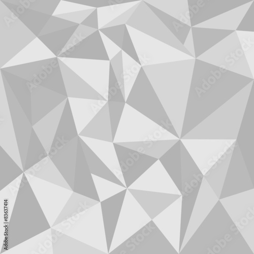 Grey low poly vector background or flat chevron pattern