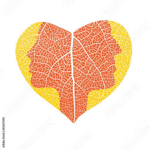 Autumn in a relationship, looking in different directions