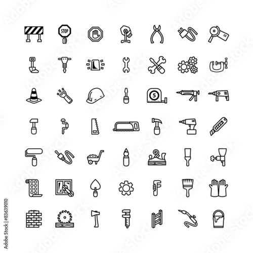 tool icon set