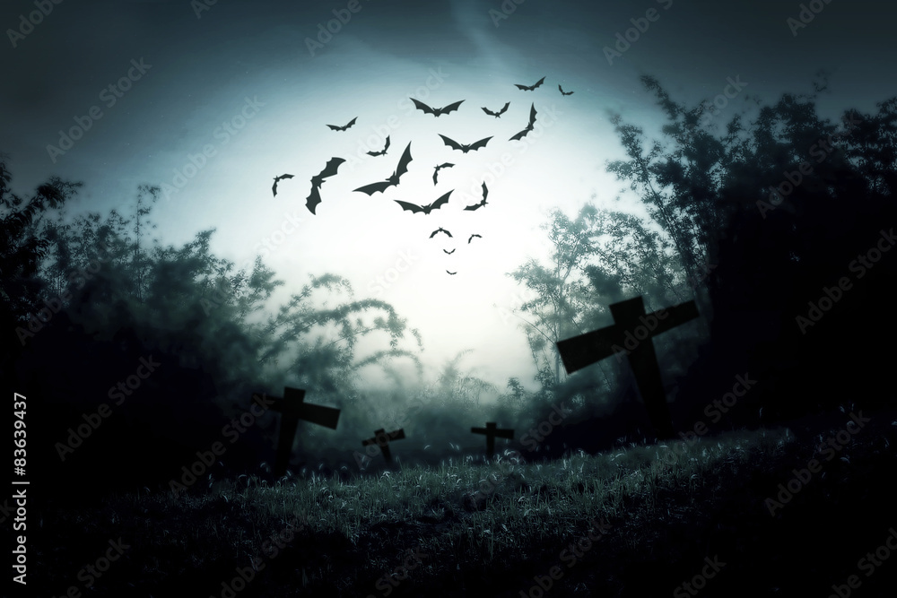 Cemetery night Cemetery night