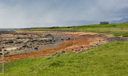 Icelandic coastal landscape...