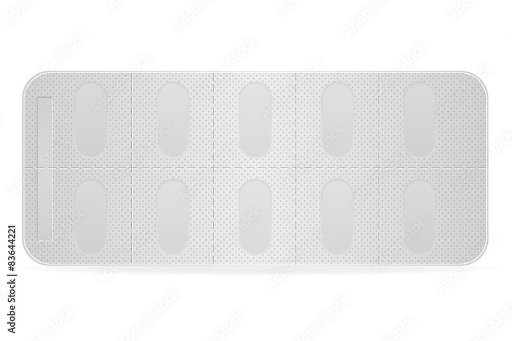 medical pills in package for treatment vector illustration medical pills in package for treatment vector illustration