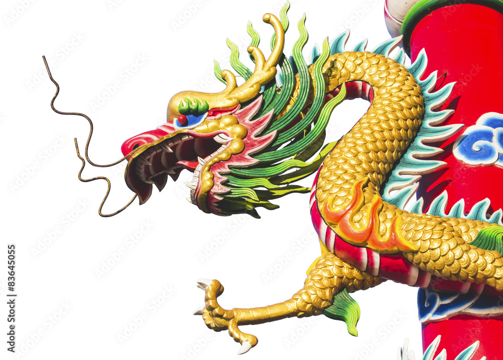 Obraz premium Dragon statue