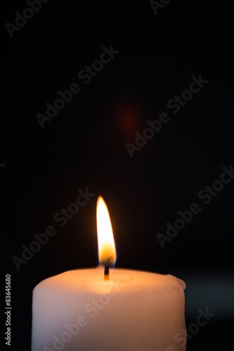 Blazing candle