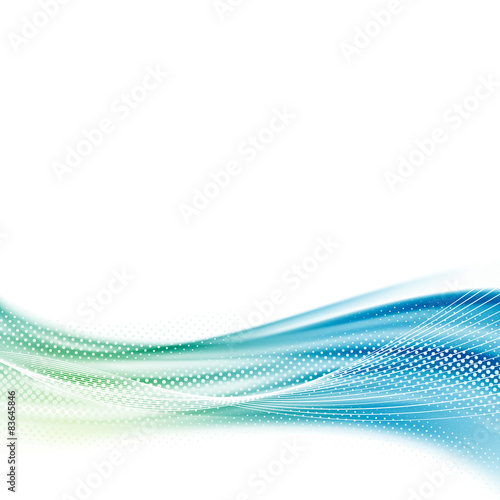 Bright smooth satin swoosh wave background template