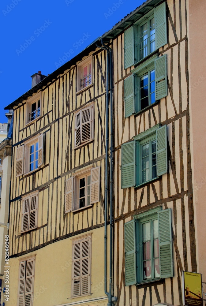 Vieux quartiers à Limoges .(Haute-Vienne)