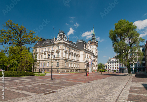 Market before Town Hall in Bielsko-Biala (Plac Ratuszowy)
