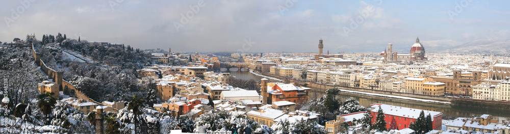 Firenze sotto la neve. Firenze sotto la neve.