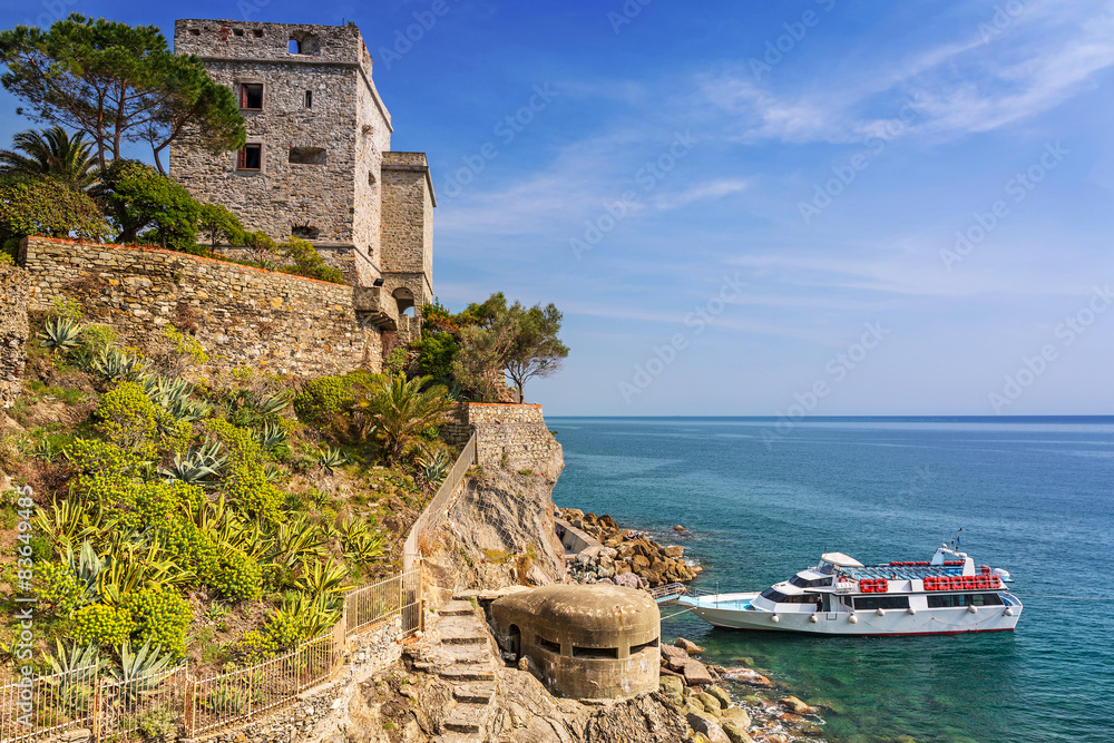 Seaside Castle in Monterosso al Mare, Italy