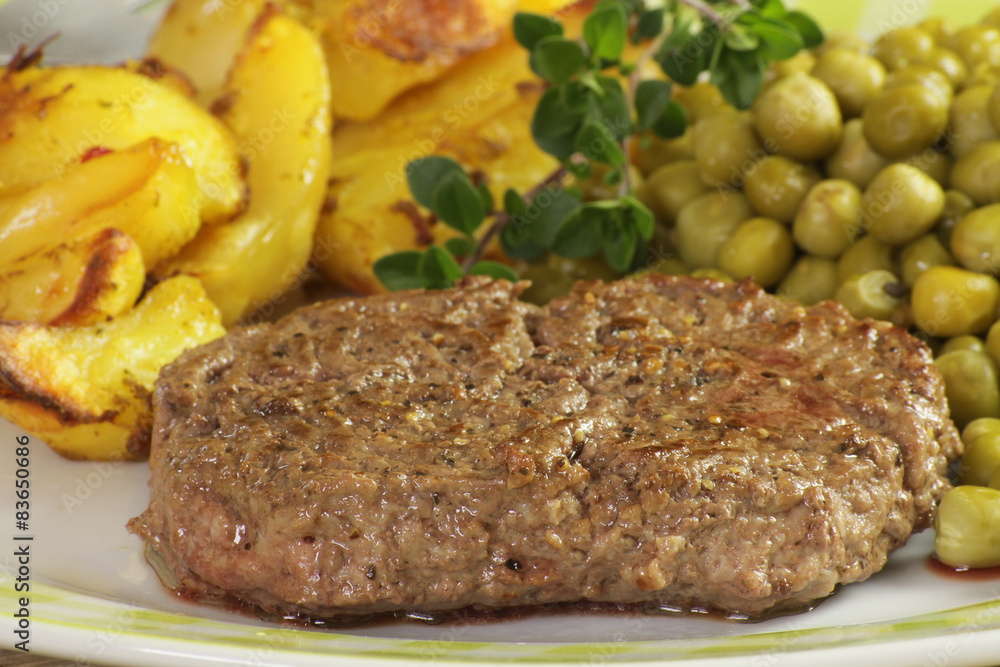 steak haché et légumes 20052015