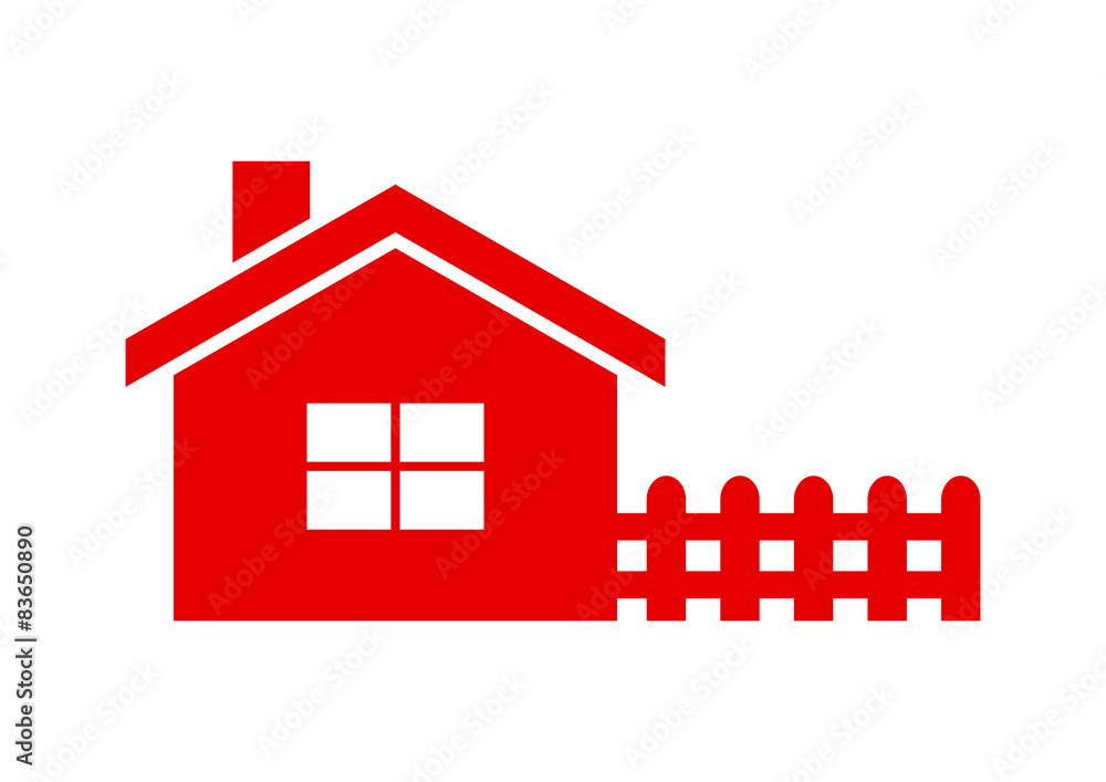  House vector icon on white background