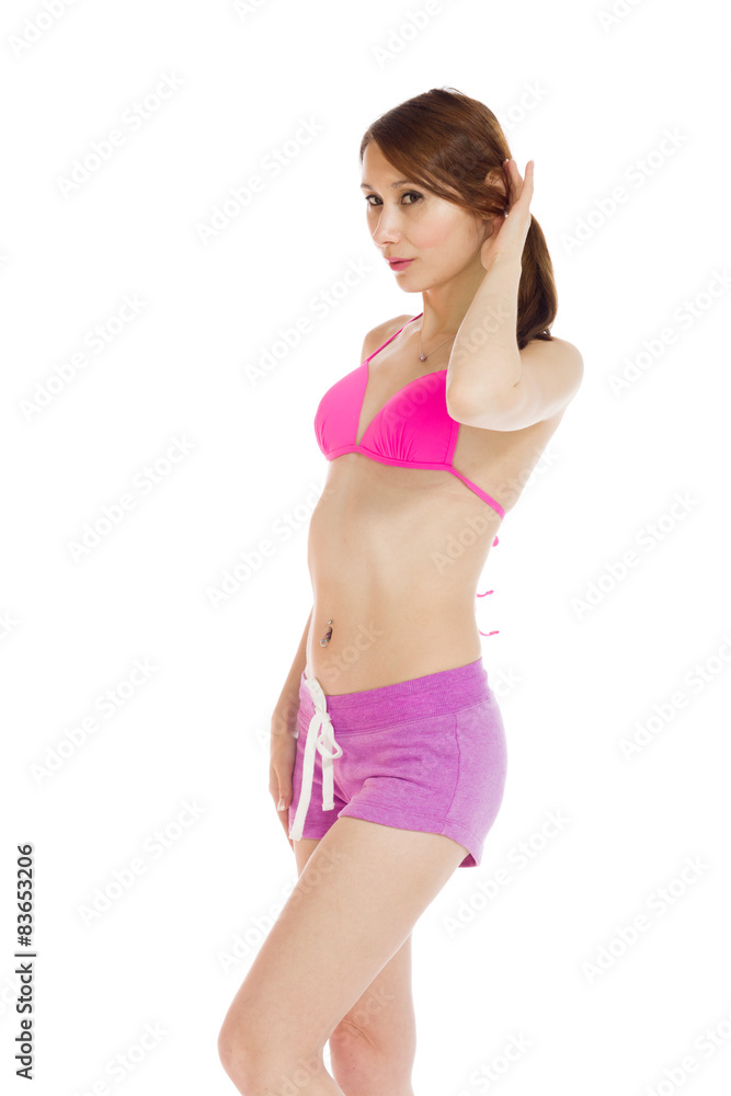 Fototapeta premium Model listening paying attention