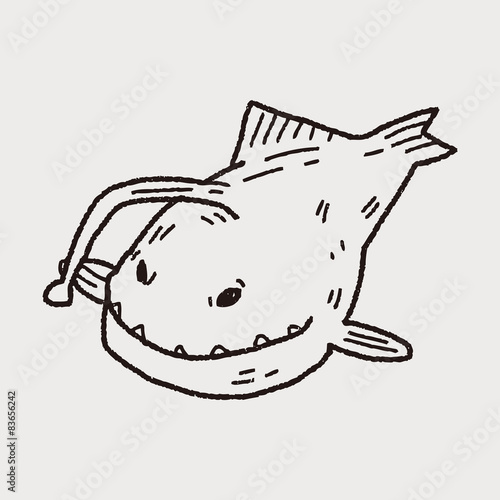 Lantern fish doodle