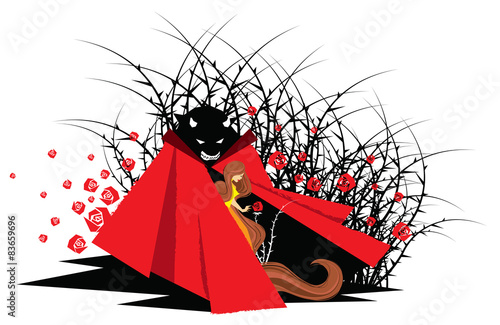 Beauty and the Beast illustration