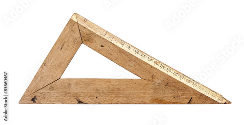 Old wooden triangle