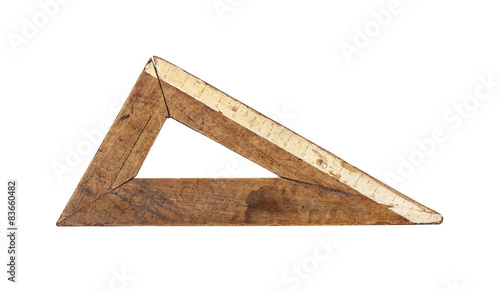 Old wooden triangle