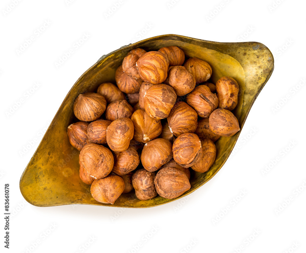 Obraz premium hazelnuts