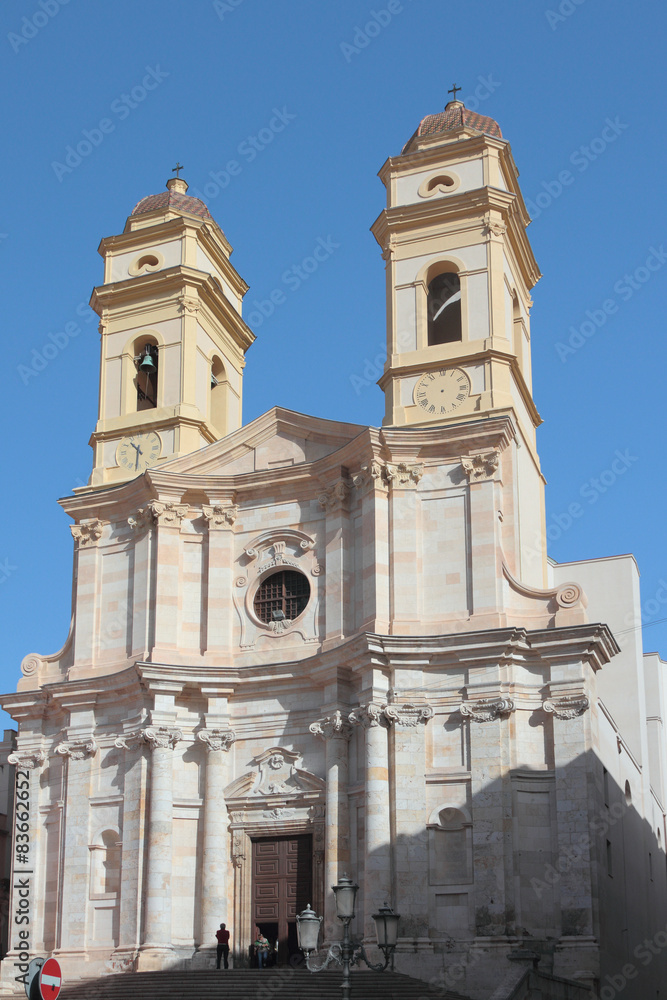 Monastic church of Saint Anne. Cagliari, Sardinia