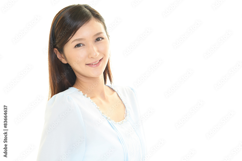笑顔の女性 笑顔の女性
