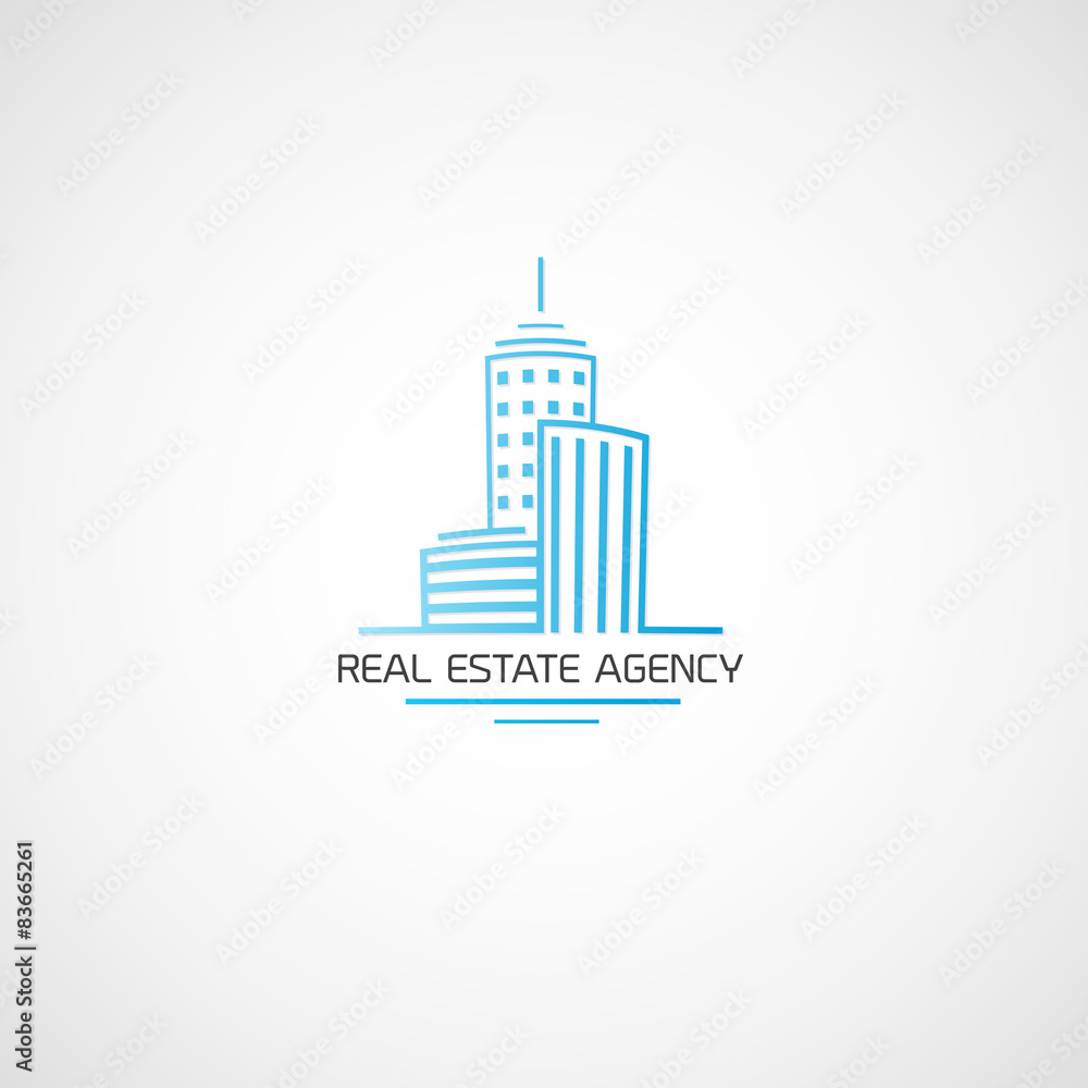 Logo for real estate. Used Compound Path.