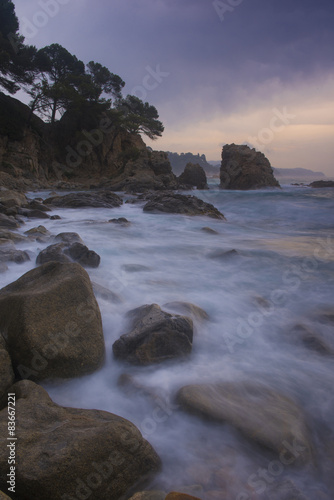 Seascape in Costa brava