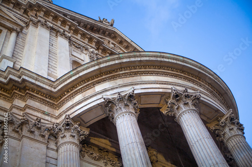 LONDON, UK - 18 AUGUST, 2014: St. Pauls cathedral