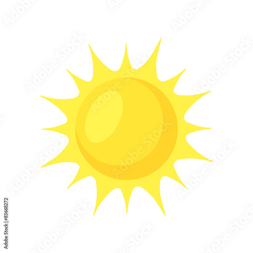Sun shining.