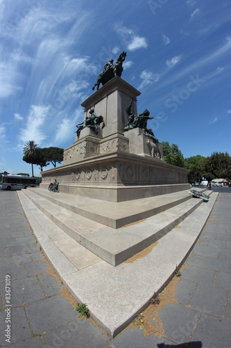 Garibaldi Monument in Rome