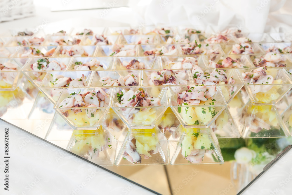 assortment Appetizers and finger food assortment Appetizers and finger food