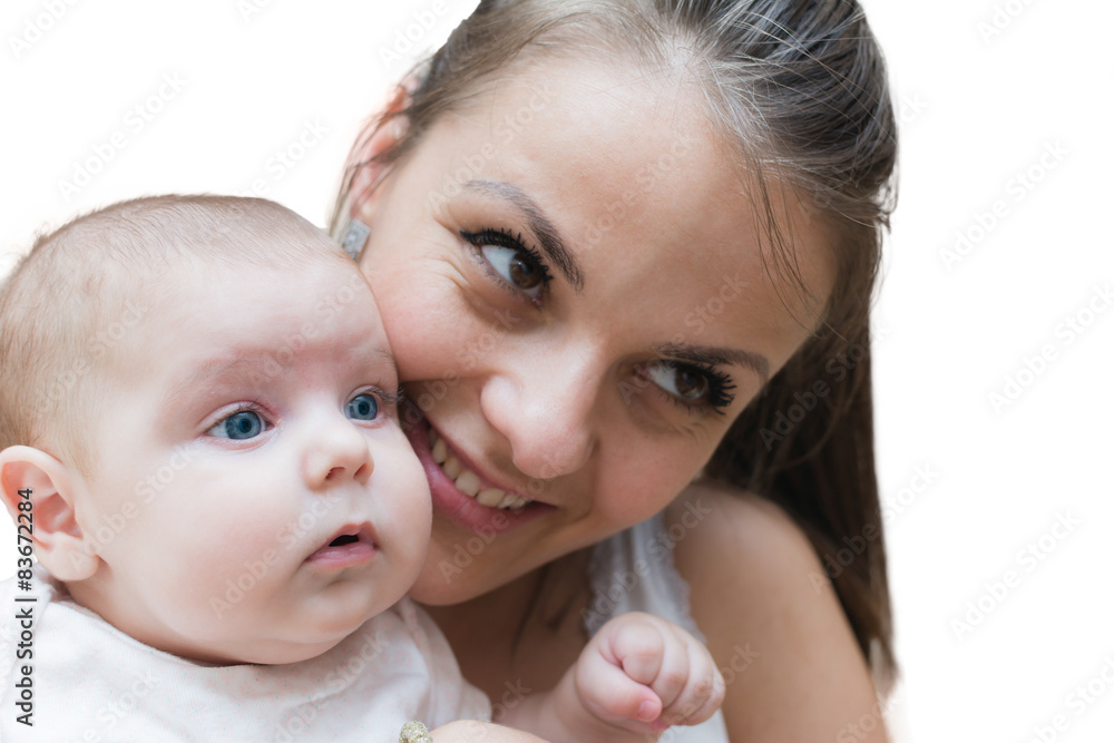 Mother holding her baby Mother holding her baby