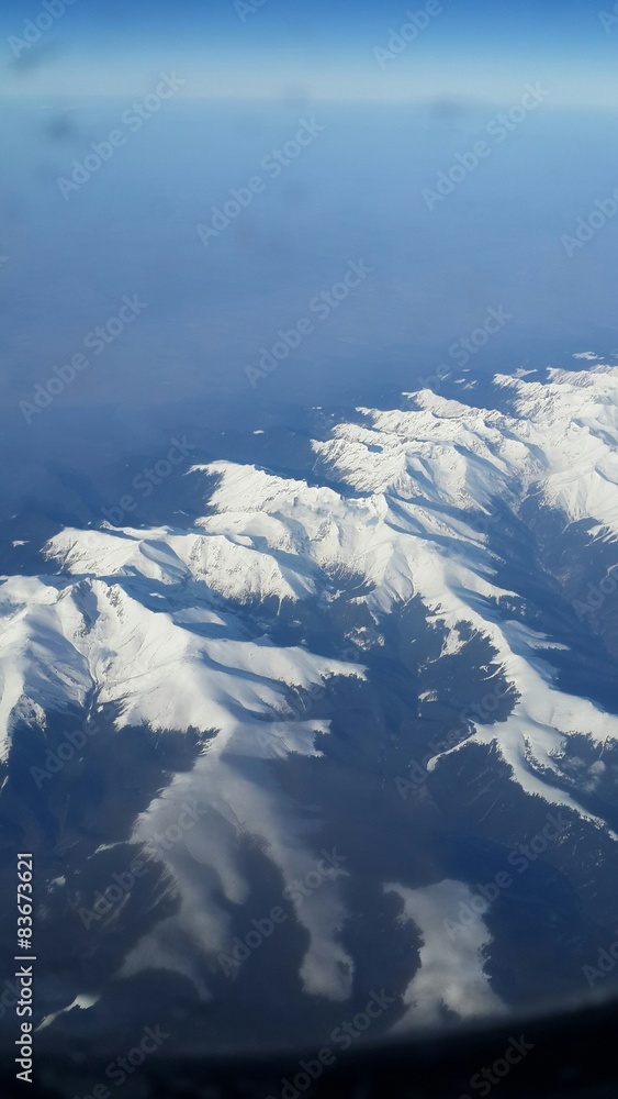 Obraz premium Snowy mountains