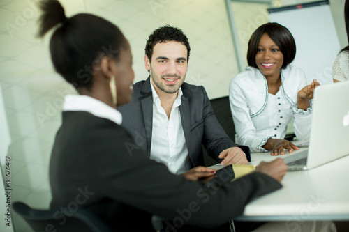 Young people in the office