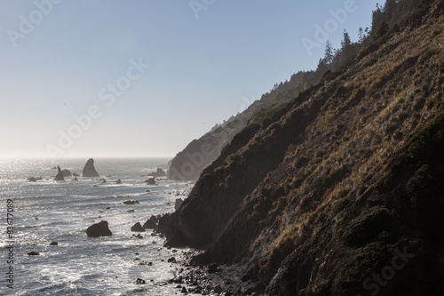 Northern California Coastline and Ocean