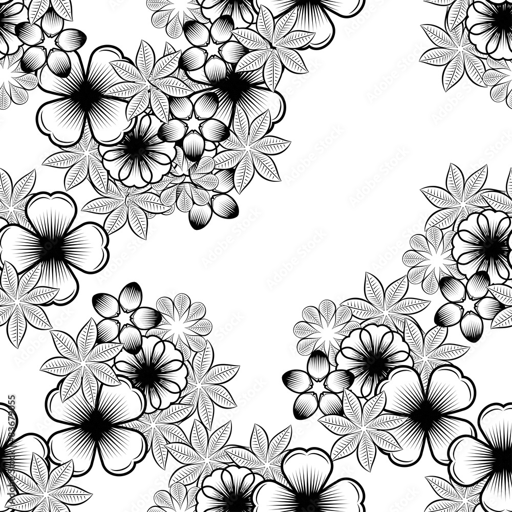 Seamless wallpaper pattern Seamless wallpaper pattern