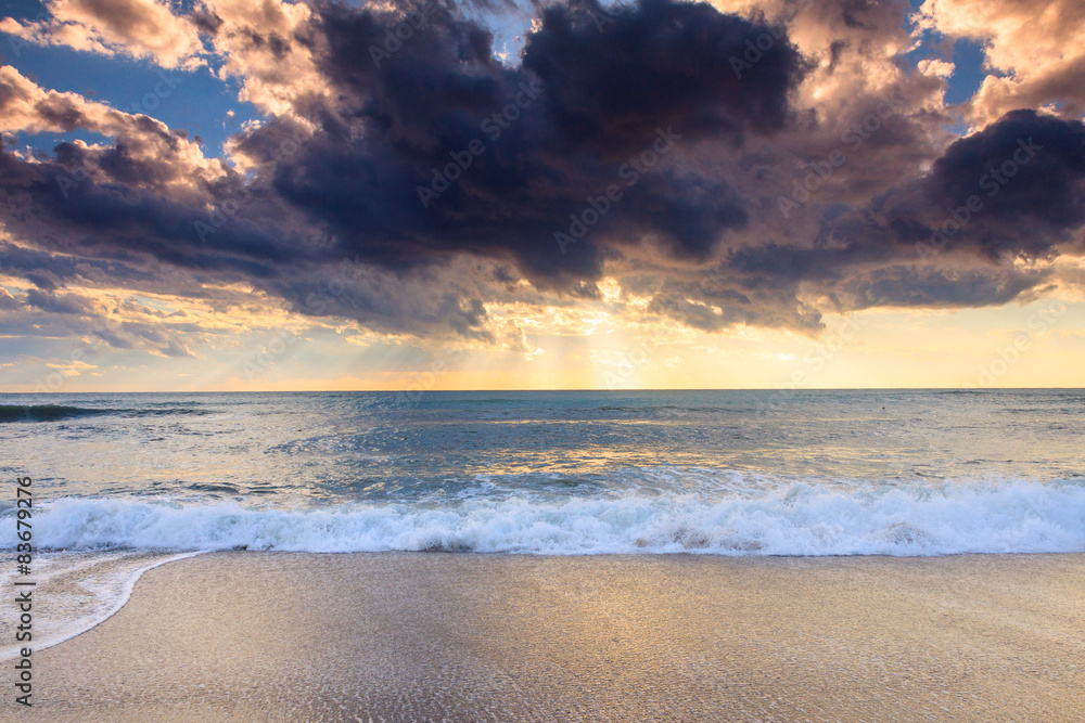 Fototapeta premium Sunset beach