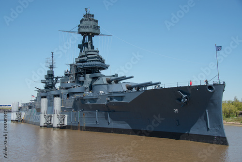 Canvas Print Battleship Texas