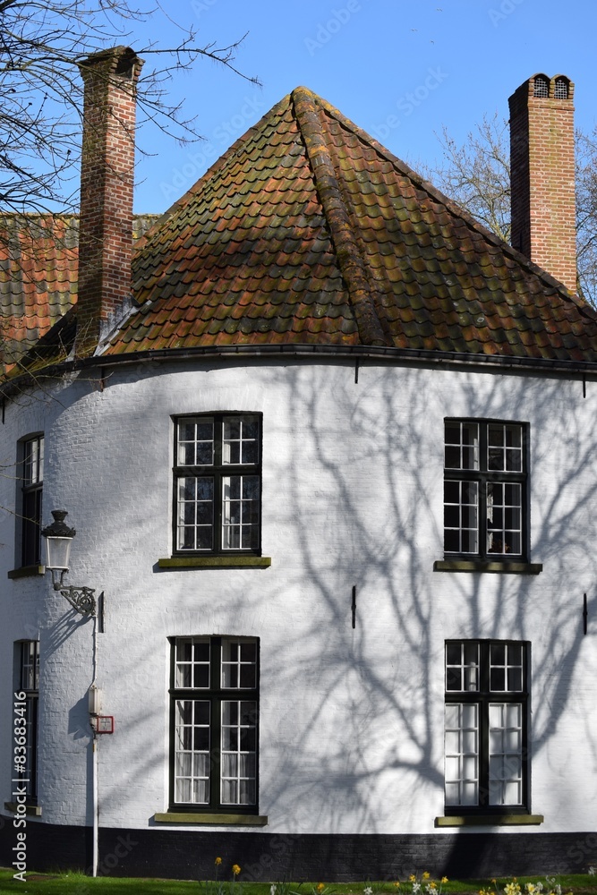 Round building in Bruges